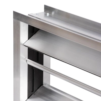 Клапан воздушный SHUFT DRr 500x200 с подставкой под электропривод Клапан воздушный SHUFT DRr 500x200 с подставкой под электропривод